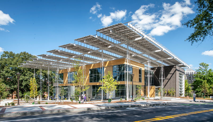 Exterior of The Kendeda Building for Innovative Sustainable Design